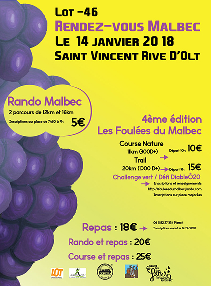 Affiche Fête de la Saint Vincent 2018